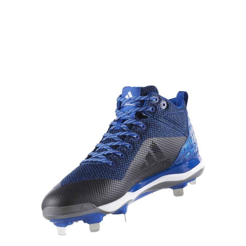 Męskie buty baseballowe Adidas Power Alley 5 Mid Blue
