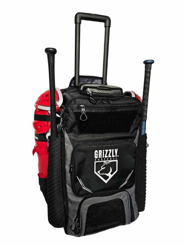 Torba baseballowa catchera (łapacza) na kółkach Grizzly
