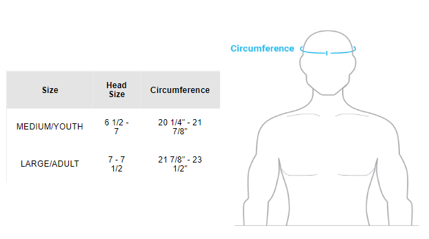 Coach's Helmet Size Guide