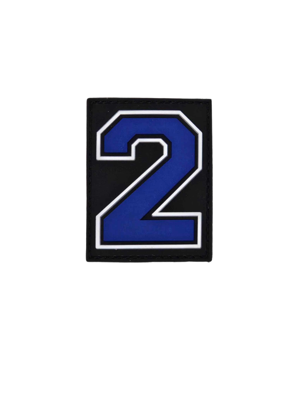 Numery na rzep do plecaków Grizzly Baseball / niebieski