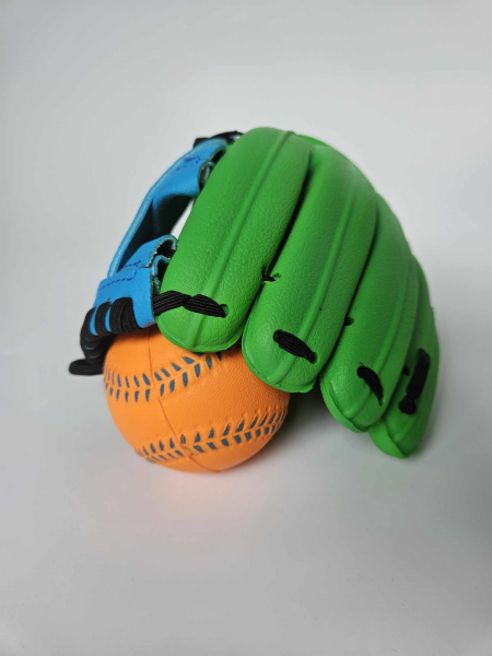 Rękawica baseballowa Grizzly Kids Catch - Zestaw dla dzieci rękawica + piłka