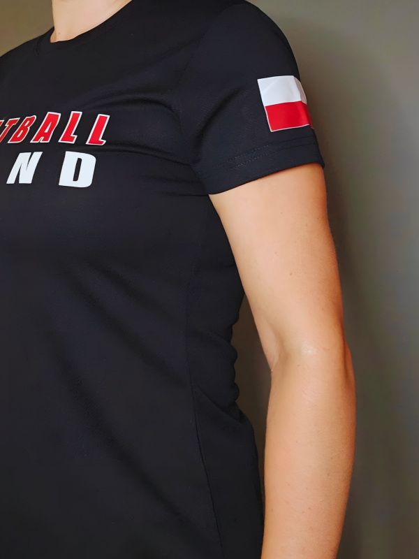 WoMen T-shirt Softball Poland Black