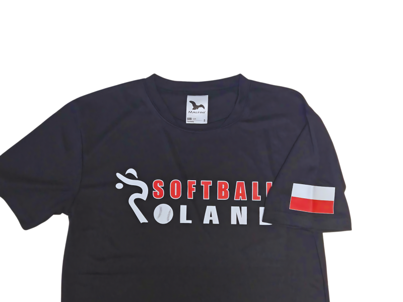 Męska Koszulka Softball Poland