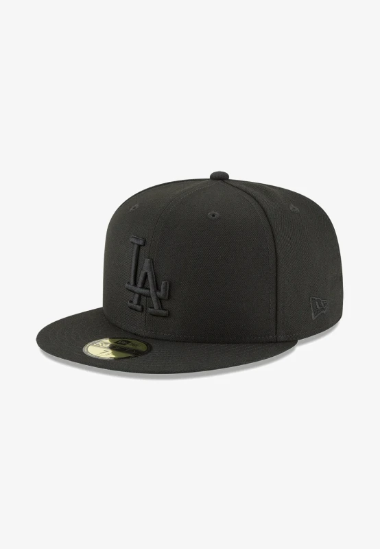 Czapka z daszkiem New Era Los Angelers Dodgers 59FIFTY Black Full Cap