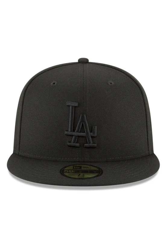 Czapka z daszkiem New Era Los Angelers Dodgers 59FIFTY Black Full Cap