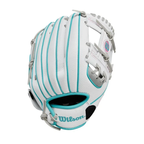 Rękawica baseballowa dla dzieci A200 10" Tee-ball Biała