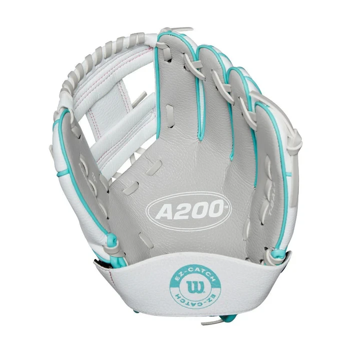 Rękawica baseballowa dla dzieci A200 10" Tee-ball Biała