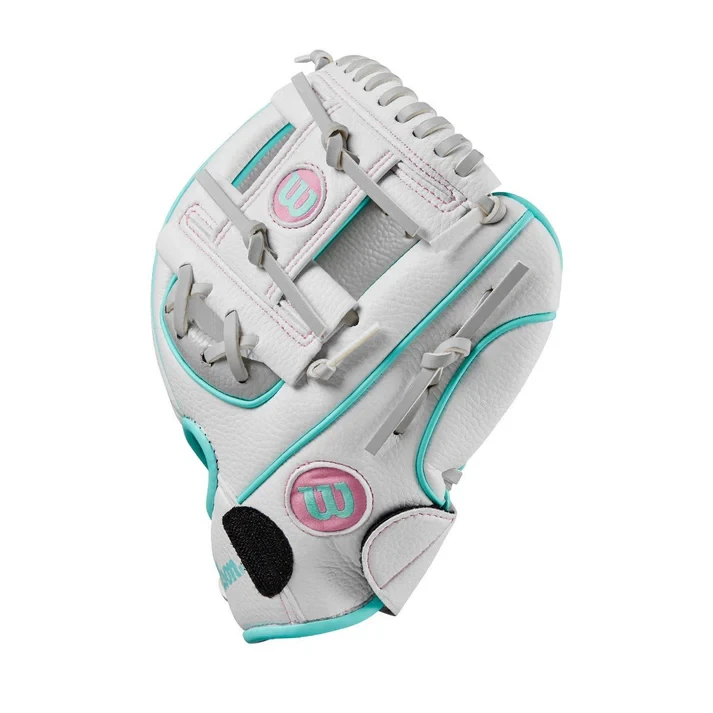 Rękawica baseballowa dla dzieci A200 10" Tee-ball Biała