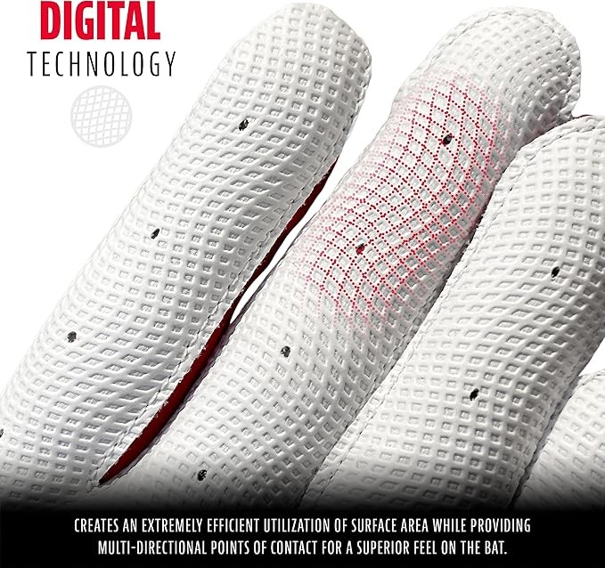 Rękawiczki baseballowe do odbijania dla dorosłych Franklin Digitek