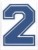 Numery na rzep do plecaków Grizzly Baseball niebieski/biały