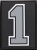Grey Velcro Numbers for Grizzly Baseball backpacks/bags