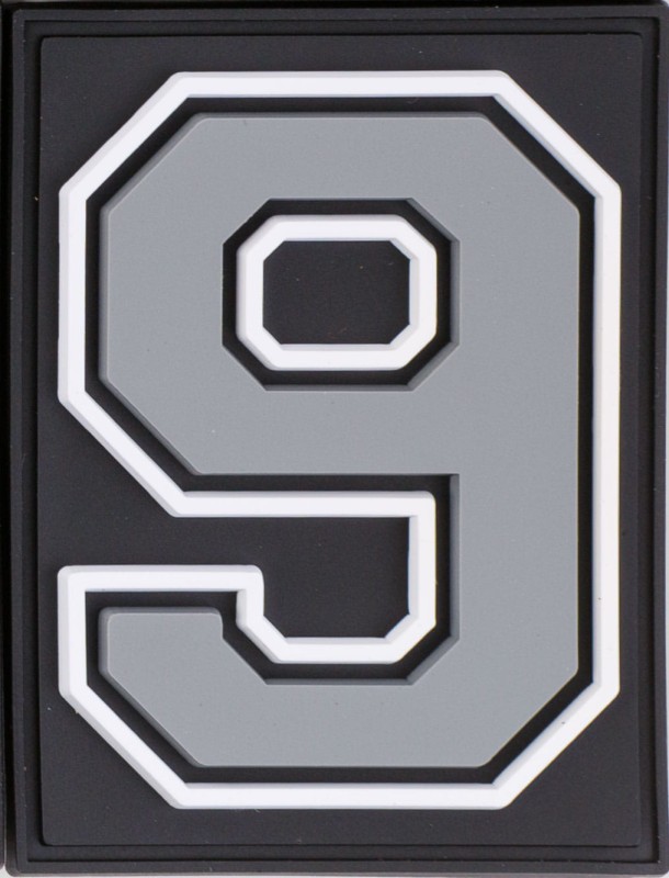 Grey Velcro Numbers for Grizzly Baseball backpacks/bags