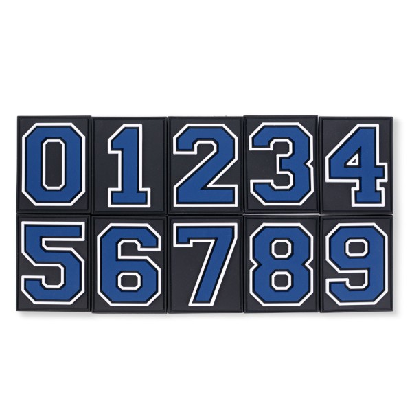 Numery na rzep do plecaków Grizzly Baseball / niebieski