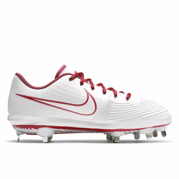 Nike Lunar Hyperdiamond 3 White/Red WoMen Softball Cleats