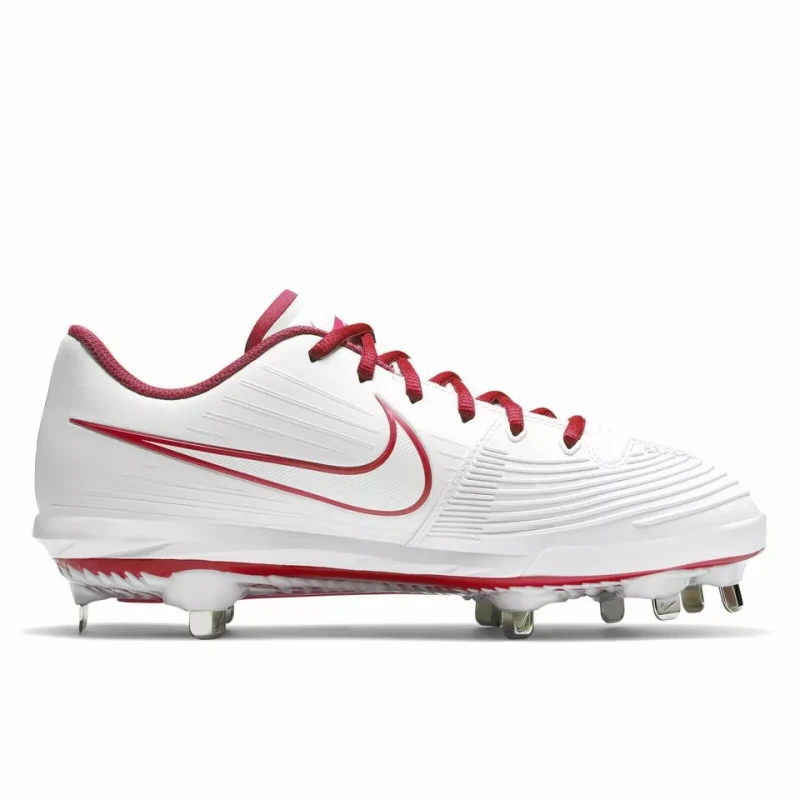 Nike Lunar Hyperdiamond 3 White/Red WoMen Softball Cleats