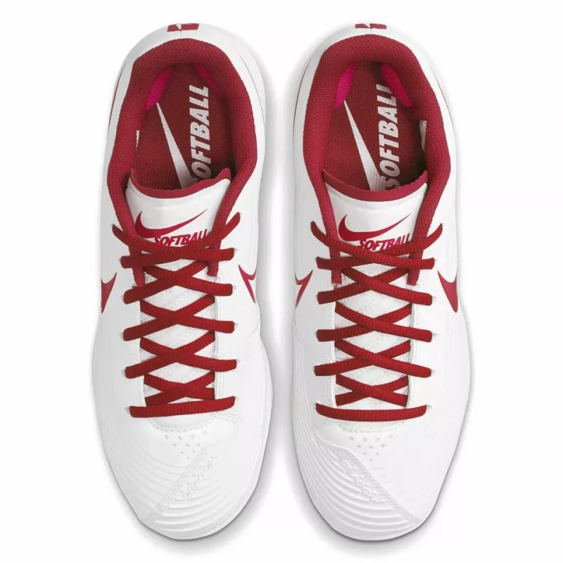 Damskie buty softballowe Nike Lunar Hyperdiamond 3 White/Red