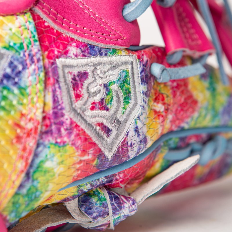 Grizzly G-Elite 11.5 inch Tie Dye Pink  Dragon Skin Series Infield Baseball Glove