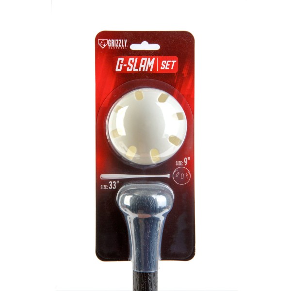 Grizzly Baseball G-Slam Set (wiffle ball + bat)