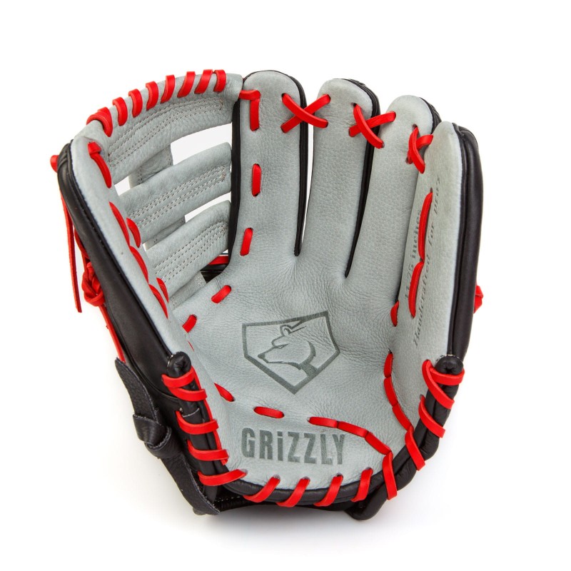 Grizzly S-Pro 11.75 inch Infield Baseball Glove Black/Grey