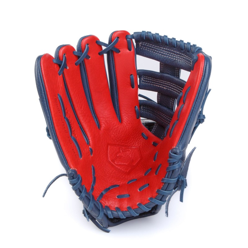 Grizzly S-Pro 12.5 inch Outfield Baseball Glove Navy/Red