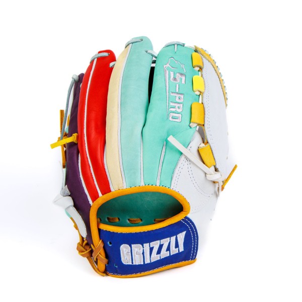 Grizzly S-Pro ColorStrike 12 inch White Youth Fastpitch Softball Glove