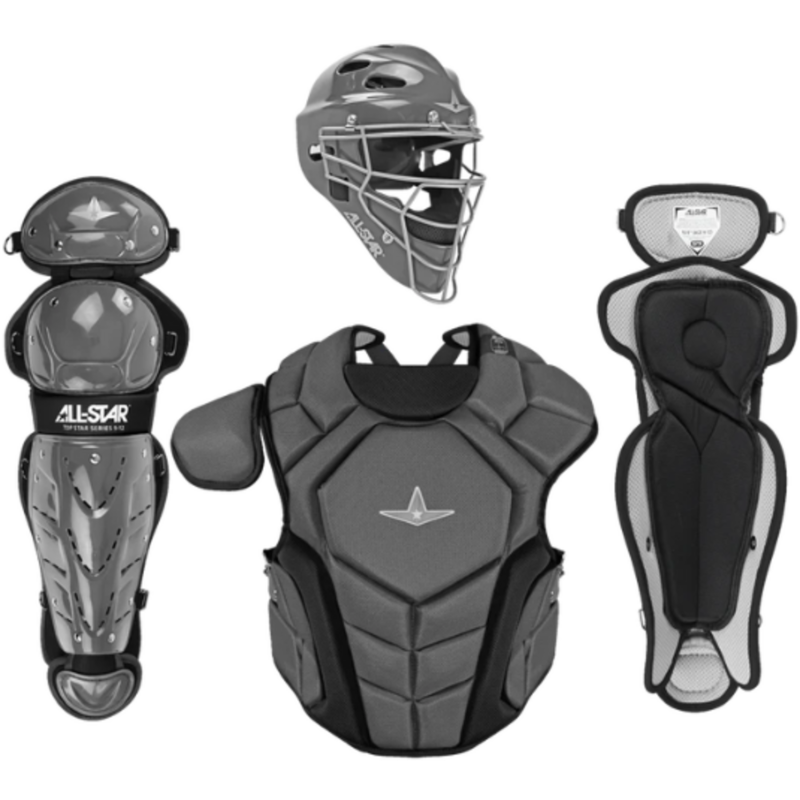 All Star Top Star Series Catchers Kit 12-16 Y grey/black