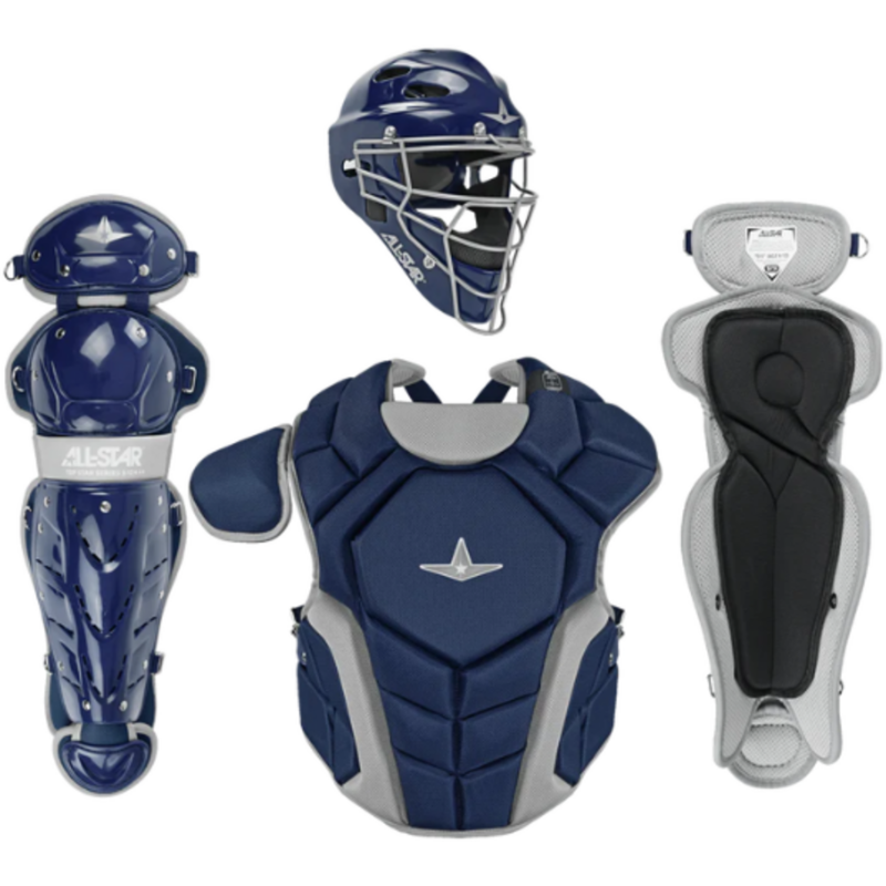 All Star Top Star Series Catchers Kit 12-16 Y navy