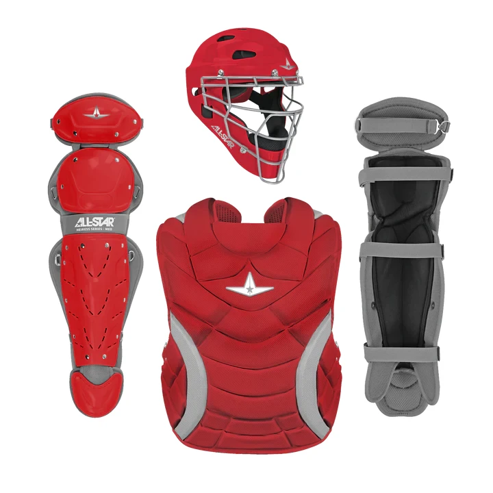 All Star Heiress Series Fastpitch Catchers Kit Red