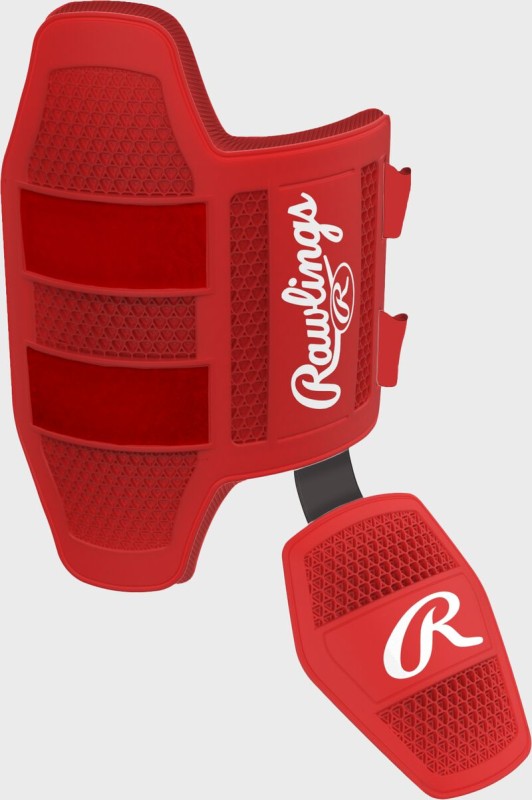 RLEGGUARD Rawlings Batters Youth Leg Guard Red