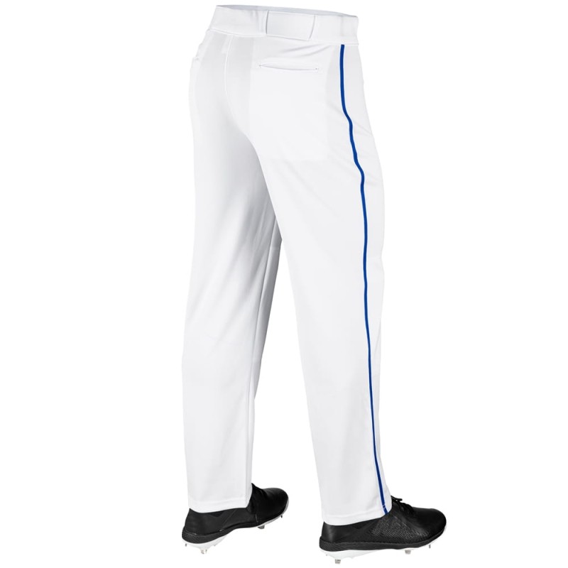 Champro MVP Open Bottom Men Baseball Pant W/Braid White
