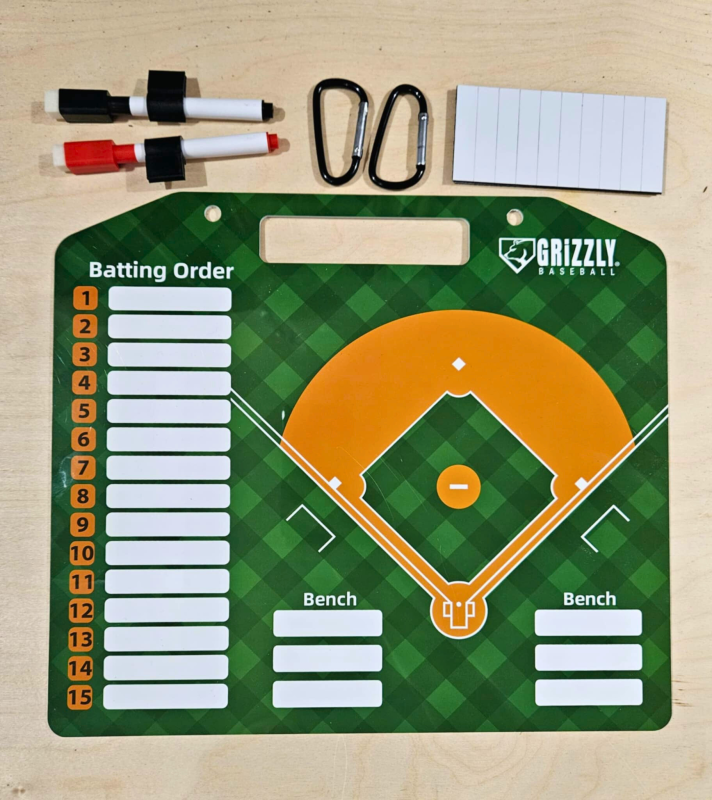Grizzly Baseball Coach's Board
