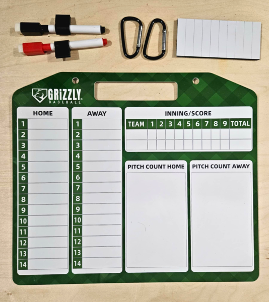Tablica dla Trenera Grizzly Baseball Coach's Board