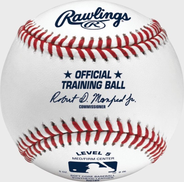 Piłka Baseballowa dla Dzieci Rawlings Official League Level 5 Training Baseballs (7-10 y)