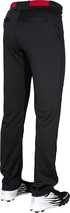 Rawlings Semi-Relaxed Youth Baseball Pants Black