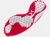 Under Armour Kids Yard Turf Baseball Shoes (Red)