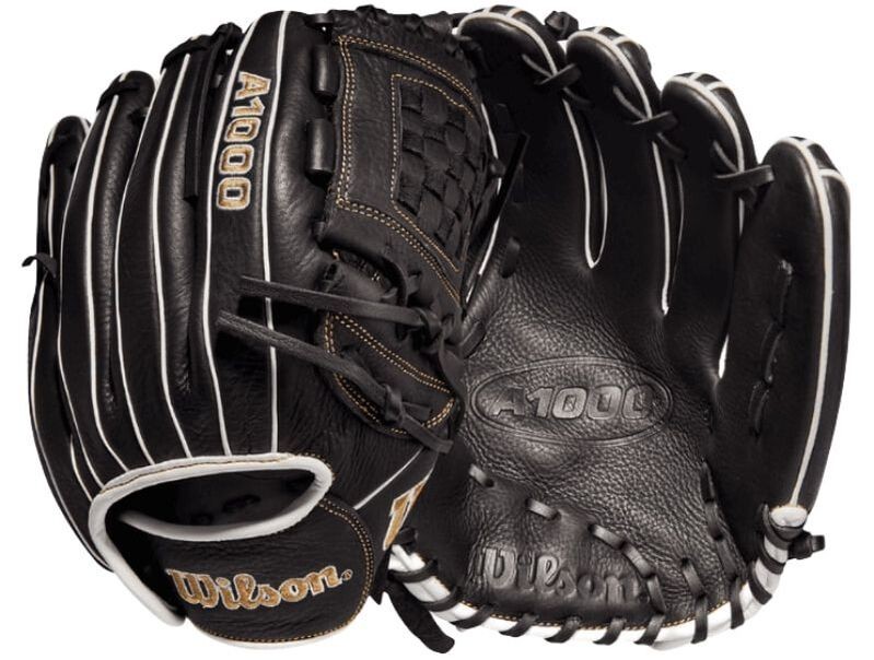 Rękawica softballowa miotacza Wilson A1000 P12 12" Pitcher Fastpitch (leworęczny zawodnik)