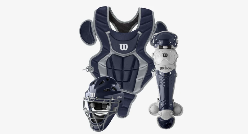 Wilson C200 Youth Catchers Gear Kit Navy