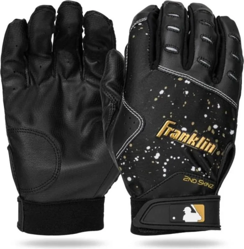 Franklin 2nd Skinz Drip Youth Baseball Batting Gloves
