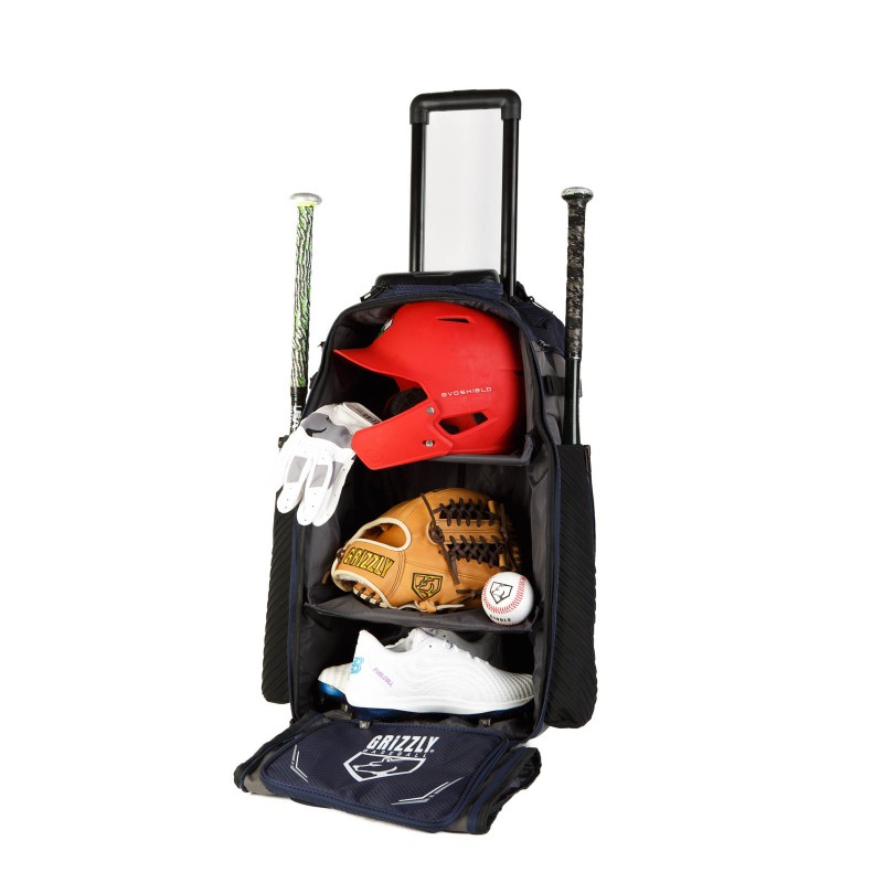 Torba baseballowa catchera (łapacza) na kółkach Grizzly 