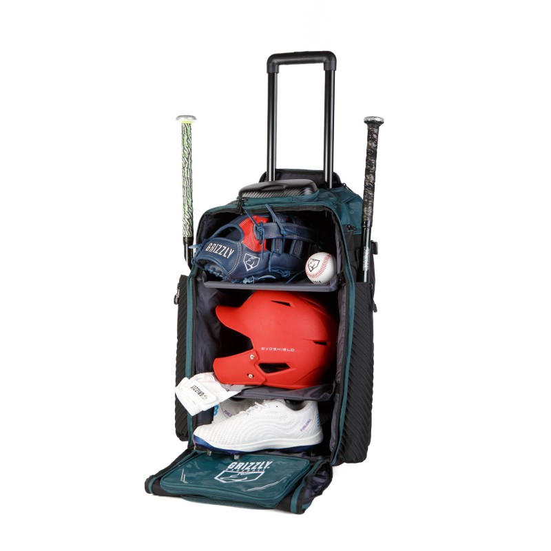 Torba baseballowa catchera (łapacza) na kółkach Grizzly 