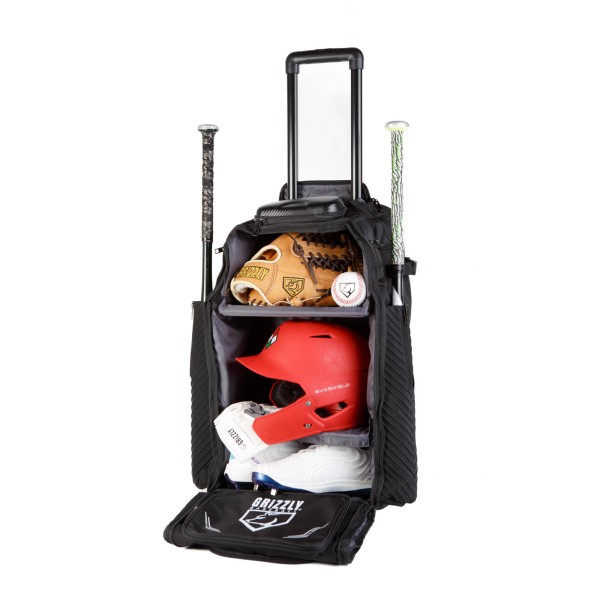 Torba baseballowa catchera (łapacza) na kółkach Grizzly 