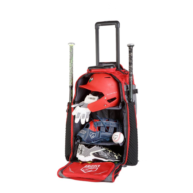 Torba baseballowa catchera (łapacza) na kółkach Grizzly 