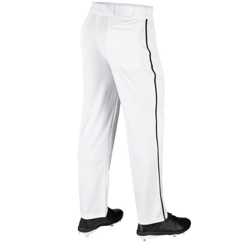 Champro MVP Open Bottom Men Baseball Pant W/Braid White