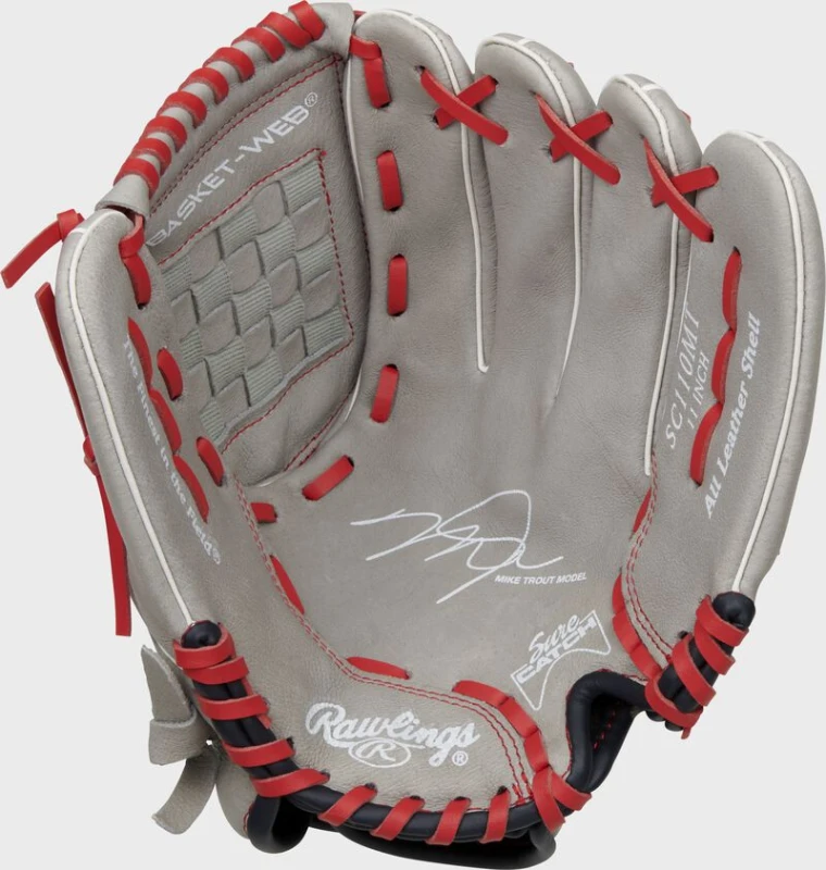 SC110MT Rawlings Sure Catch 11 in Mike Trout Youth Baseball Glove