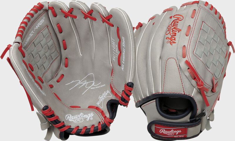SC110MT Rawlings Sure Catch 11 in Mike Trout Youth Baseball Glove