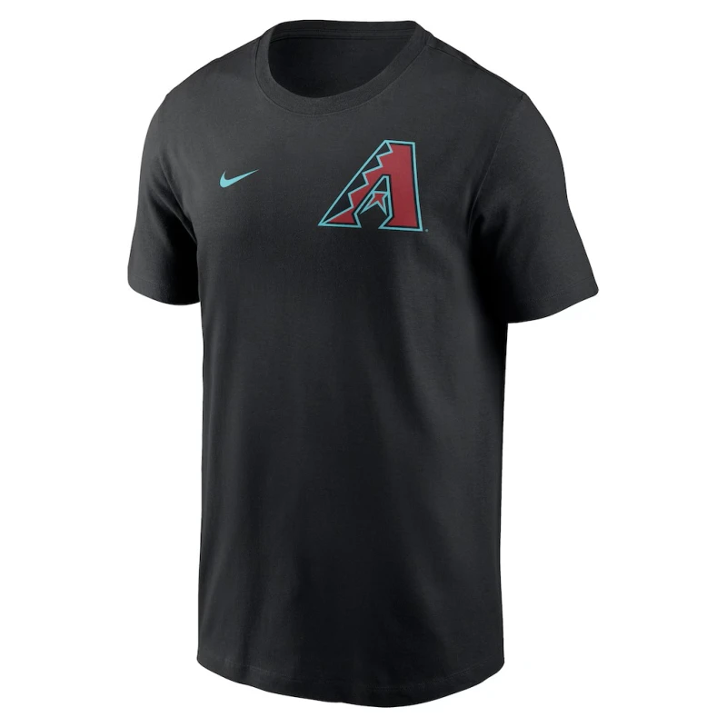 Mens Arizona Diamondbacks Nike Black 2-Hit T-Shirt
