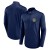 Milwaukee Brewers Fanatics Quarterback Quarter-Zip Top - Navy