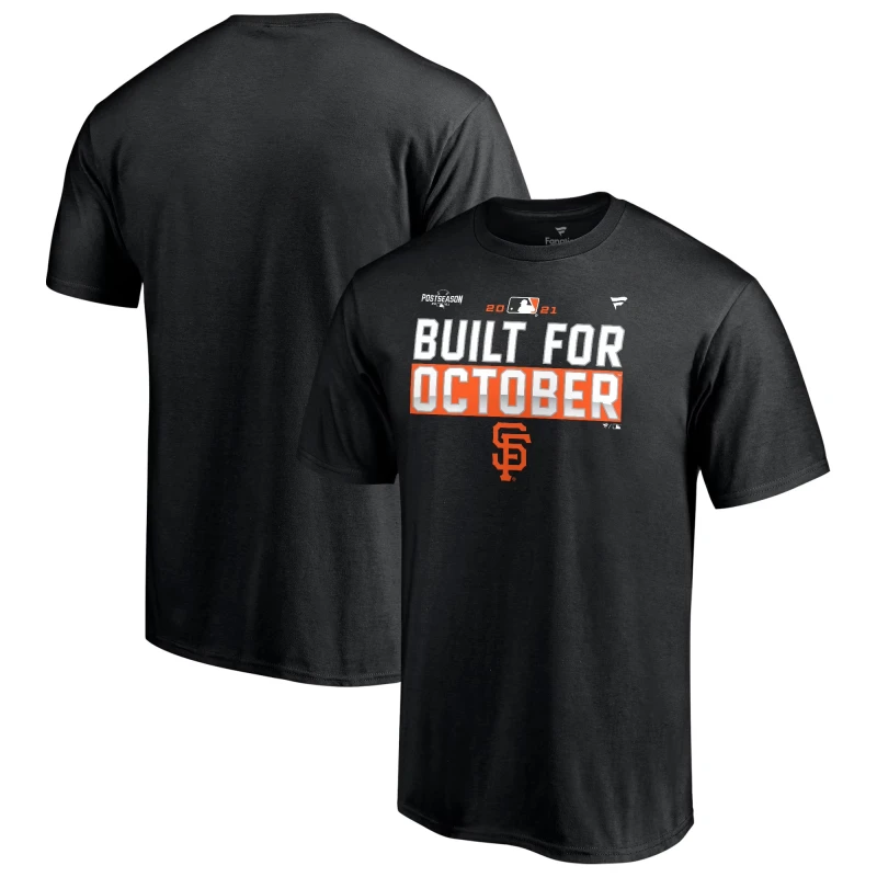 Mens Fanatics San Francisco Giants 2021 Postseason Locker Room T-Shirt