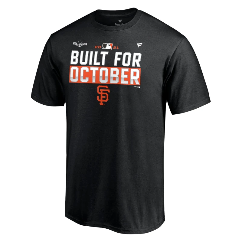 Mens Fanatics San Francisco Giants 2021 Postseason Locker Room T-Shirt