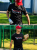 Koszulka Męska Baseball Poland Czarna